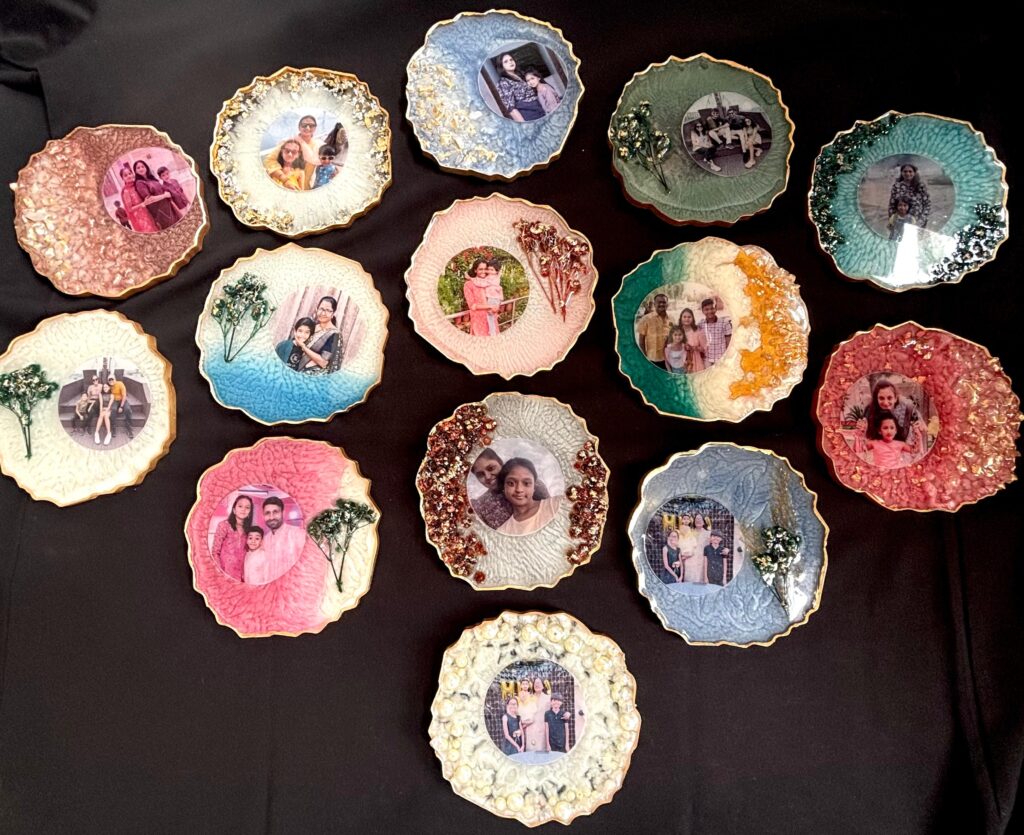 aartsywish - resin fridge magnets