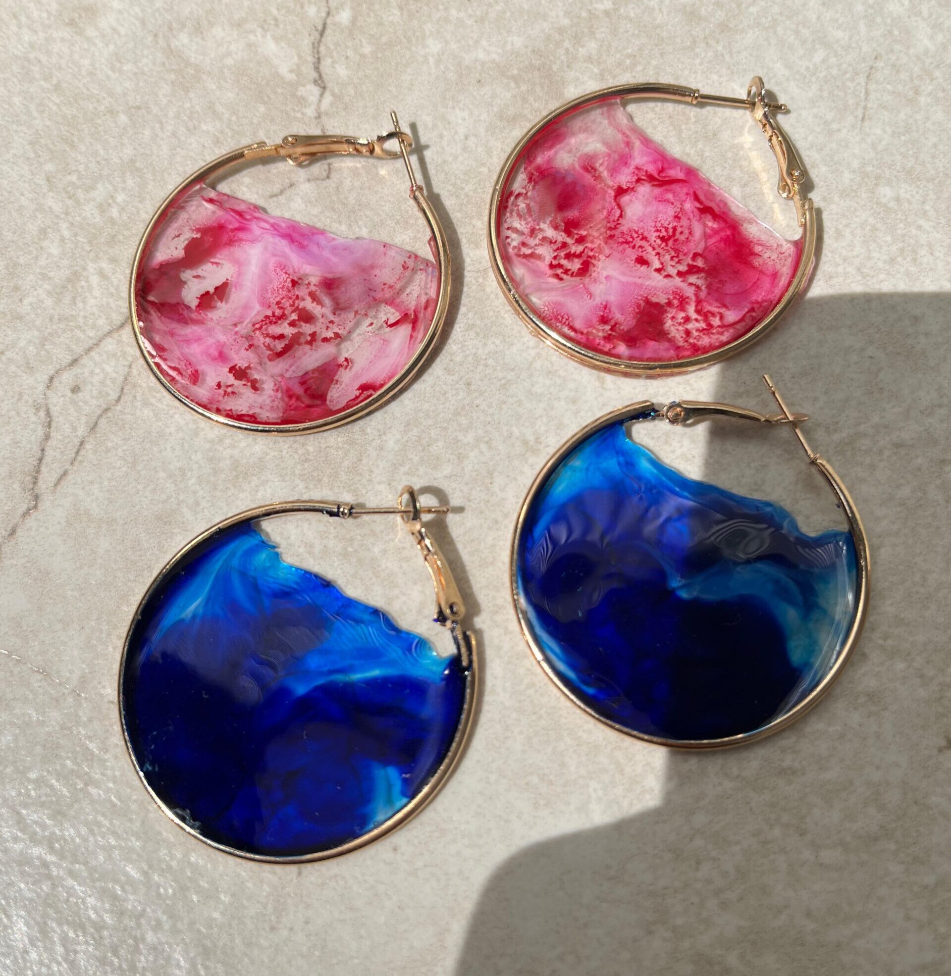 aartsywish- resin earrings
